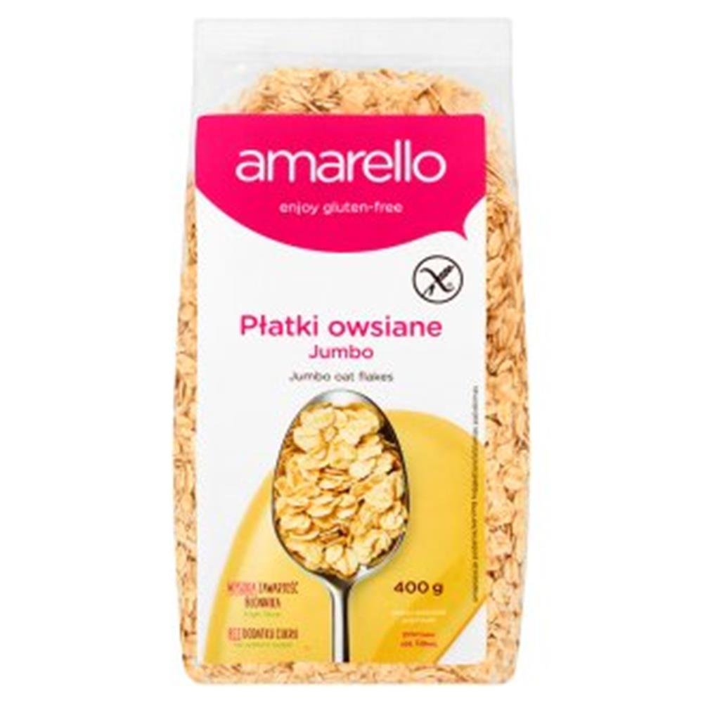 Płatki Owsiane Bezglutenowe Jumbo 400g Amarello AMARELLO Sklep