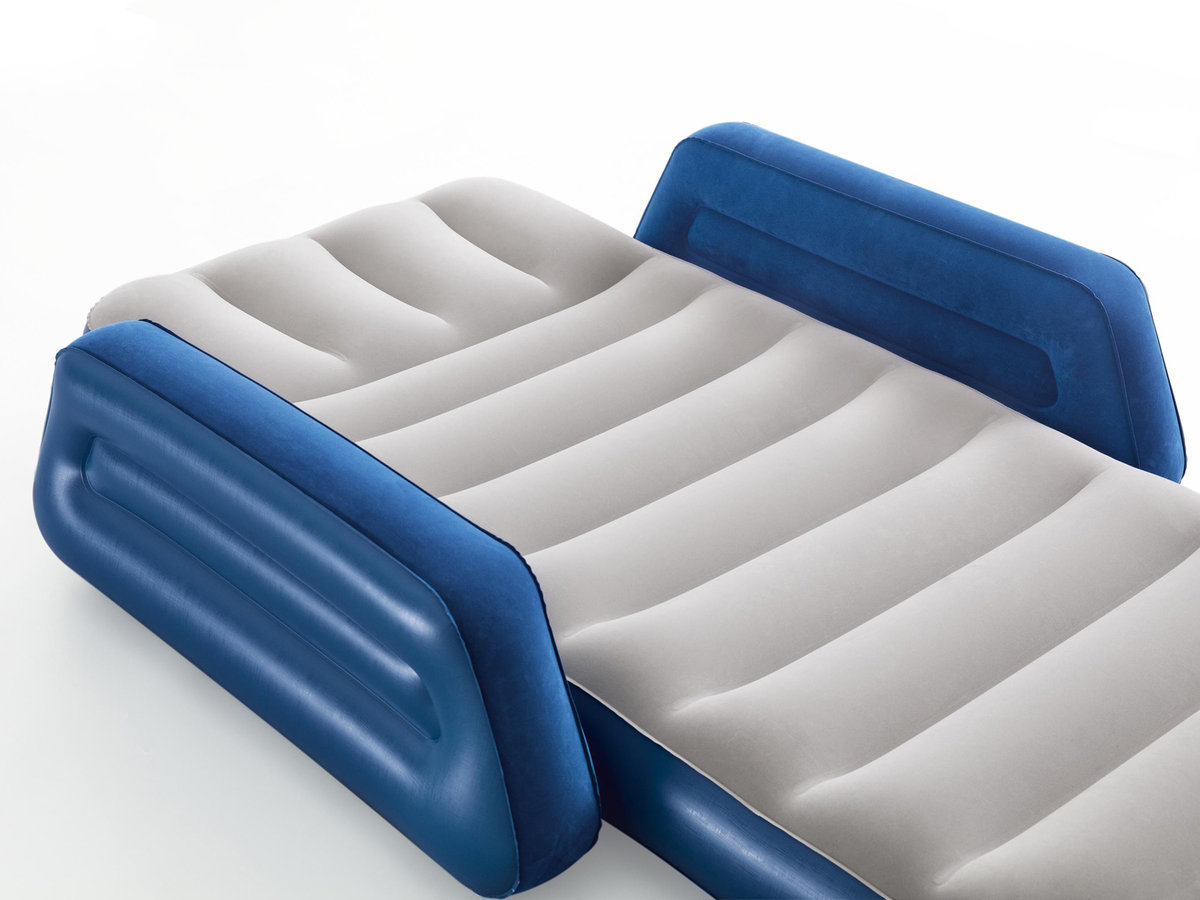 Materac dmuchany, fotel do spania, łóżko, jednoosobowy, 145x76x18 cm