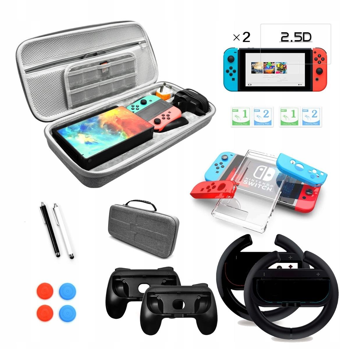 Zestaw 18w1 Akcesoria Do Konsoli Nintendo Switch Dss-121