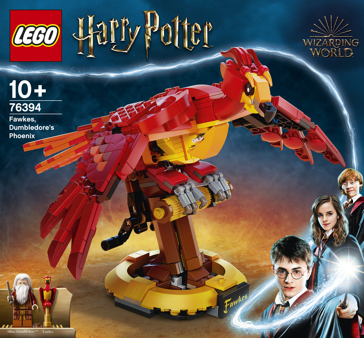 LEGO Harry Potter - Fawkes, A Fênix de Dumbledore 76394 - Brinquedos de  Montar e Desmontar - Magazine Luiza