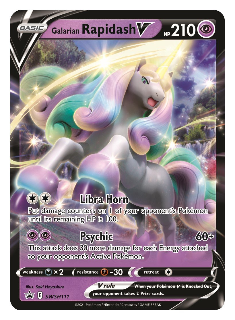 Zestaw karty Pokemon TCG: V Box Galarian Rapidash - Pokemon