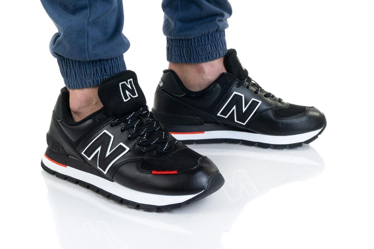 New Balance, Buty mÄskie, 574 ML574DTD, czarny, rozmiar 40 1/2 - New Balance | Sport Sklep EMPIK.COM