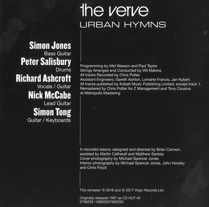 Verve Urban Hymns (20th Anniversary Edition) - The Verve