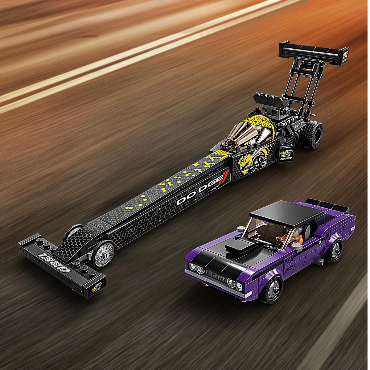 LEGO Speed Champions, klocki, Samochód Mopar Dodge//SRT Top
