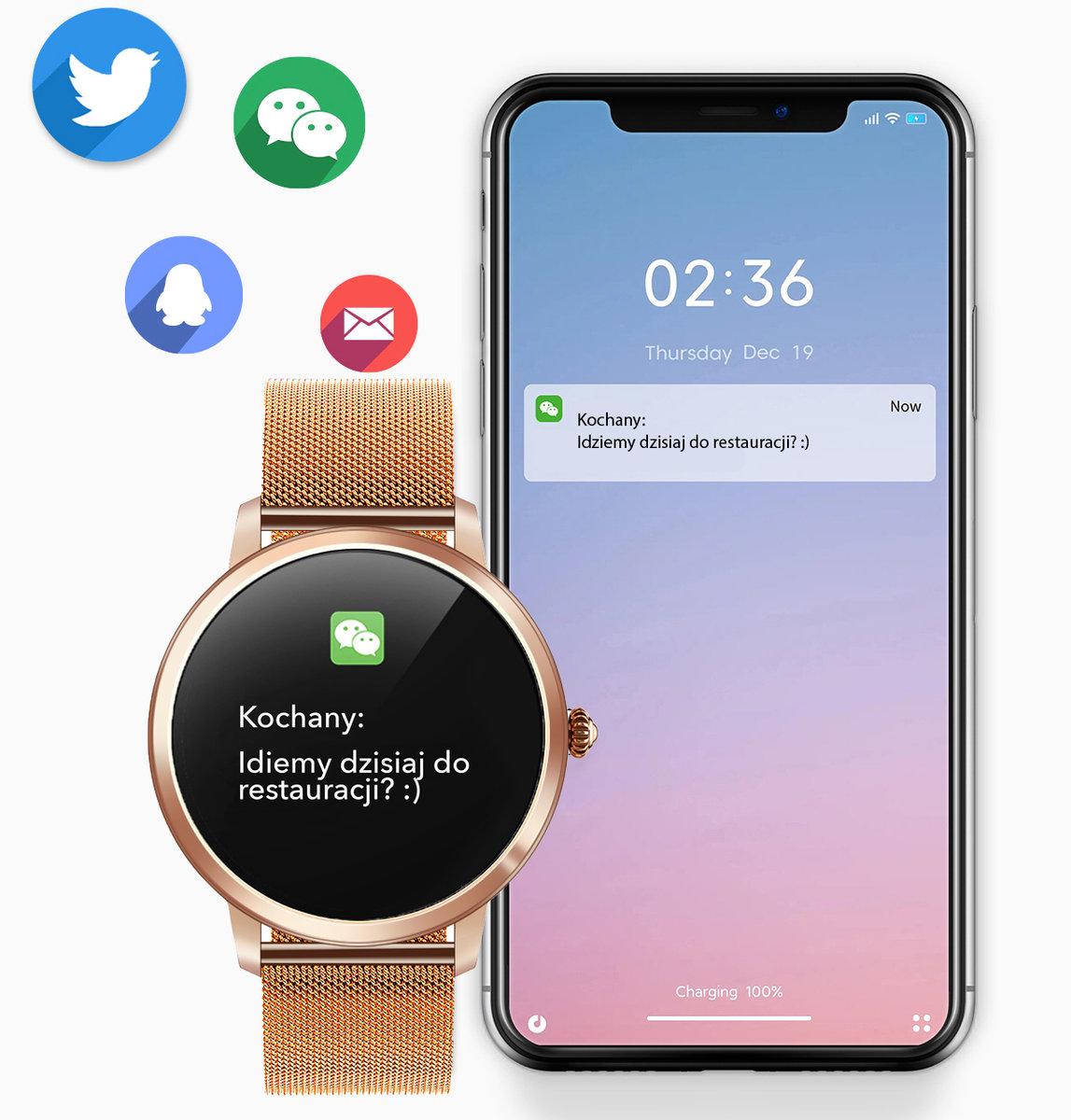 smart watch for lg k20 plus