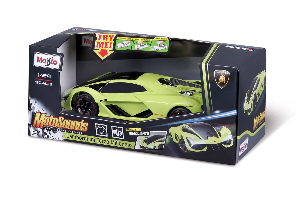 Maisto, 81729 LAMBORGHINI TERZO MILLENNIO ŚWIATŁO+DŹWIĘK 1