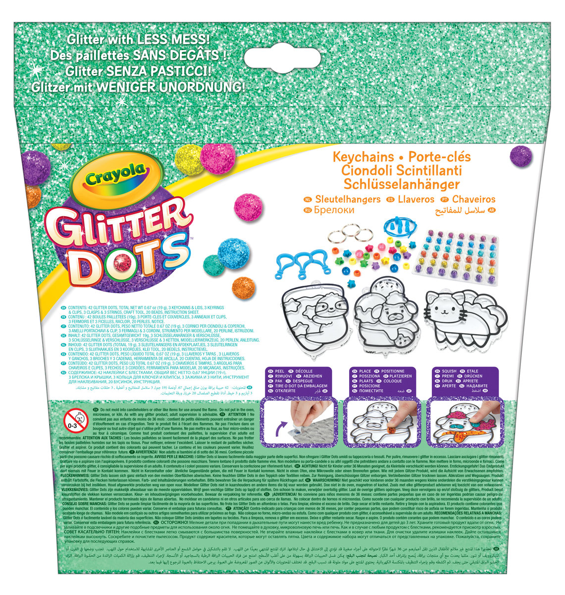 Crayola, Glitter Dots, Błyszczące breloczki Crayola Sklep