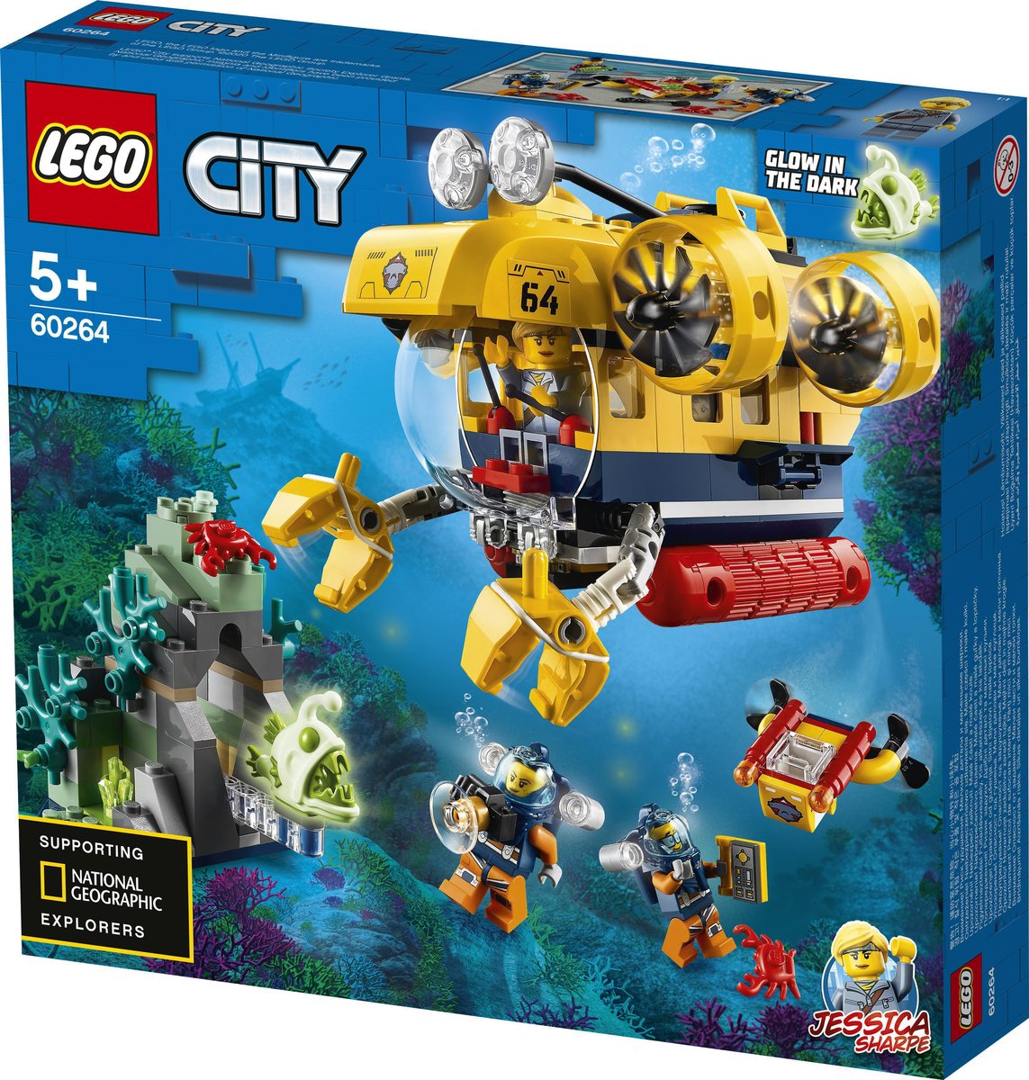 dette kampagne Sælger LEGO City, klocki Łódź podwodna badaczy oceanu, 60264 - LEGO | Sklep  EMPIK.COM