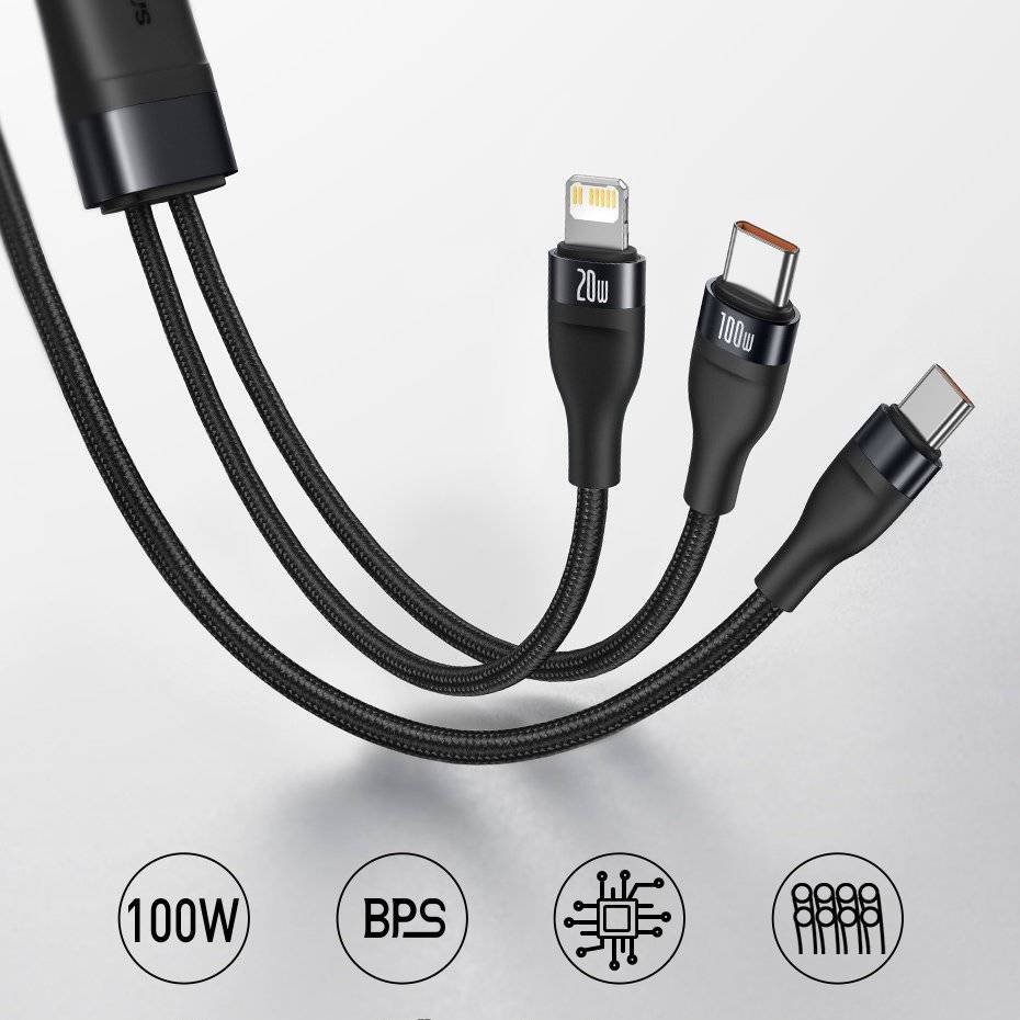 Kabel Usb C Baseus Flash Series W Usb C Lightning W M Zielony Baseus Sklep Empik Com