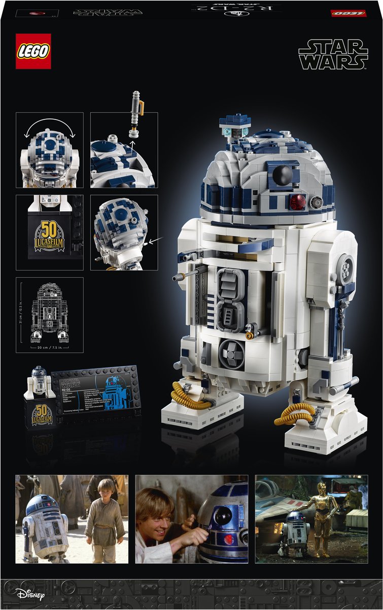 LEGO Star Wars, klocki, R2-D2, 75308 - LEGO | Sklep EMPIK.COM