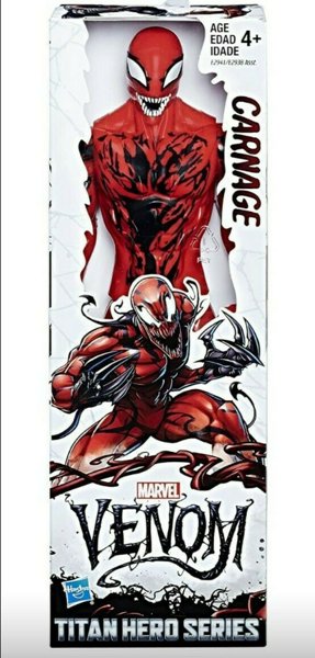 Venom Carnage, figurka ruchoma 30 cm, E2941, Hasbro - Hasbro