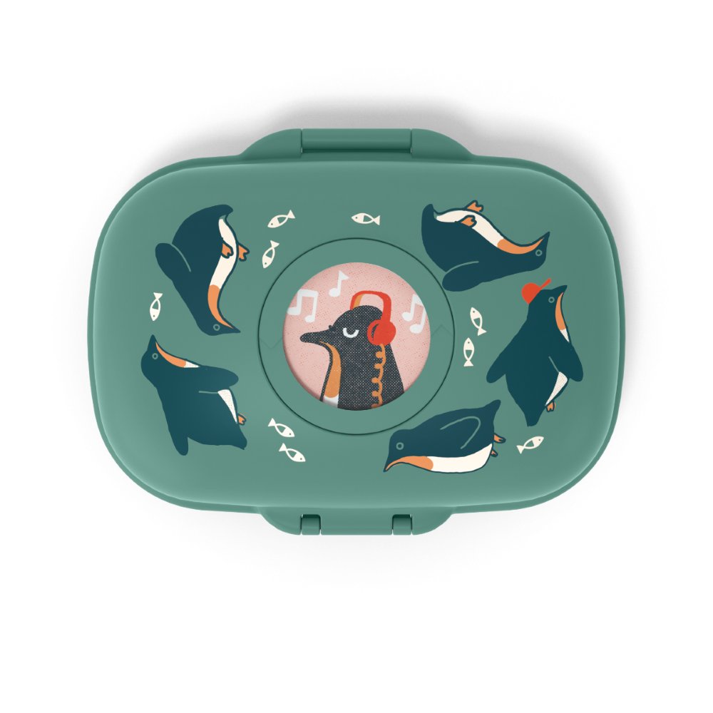 MB Gram Monbento dziecięcy lunchbox - green penguin - Monbento