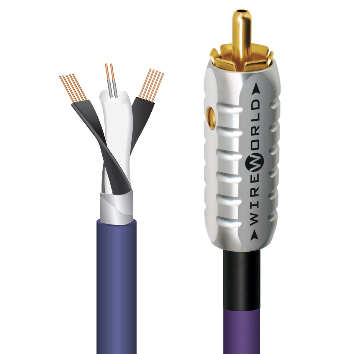 Wireworld Ultraviolet 8 – Kabel coaxial (RCA-RCA) 75 Ohm – 1,5m