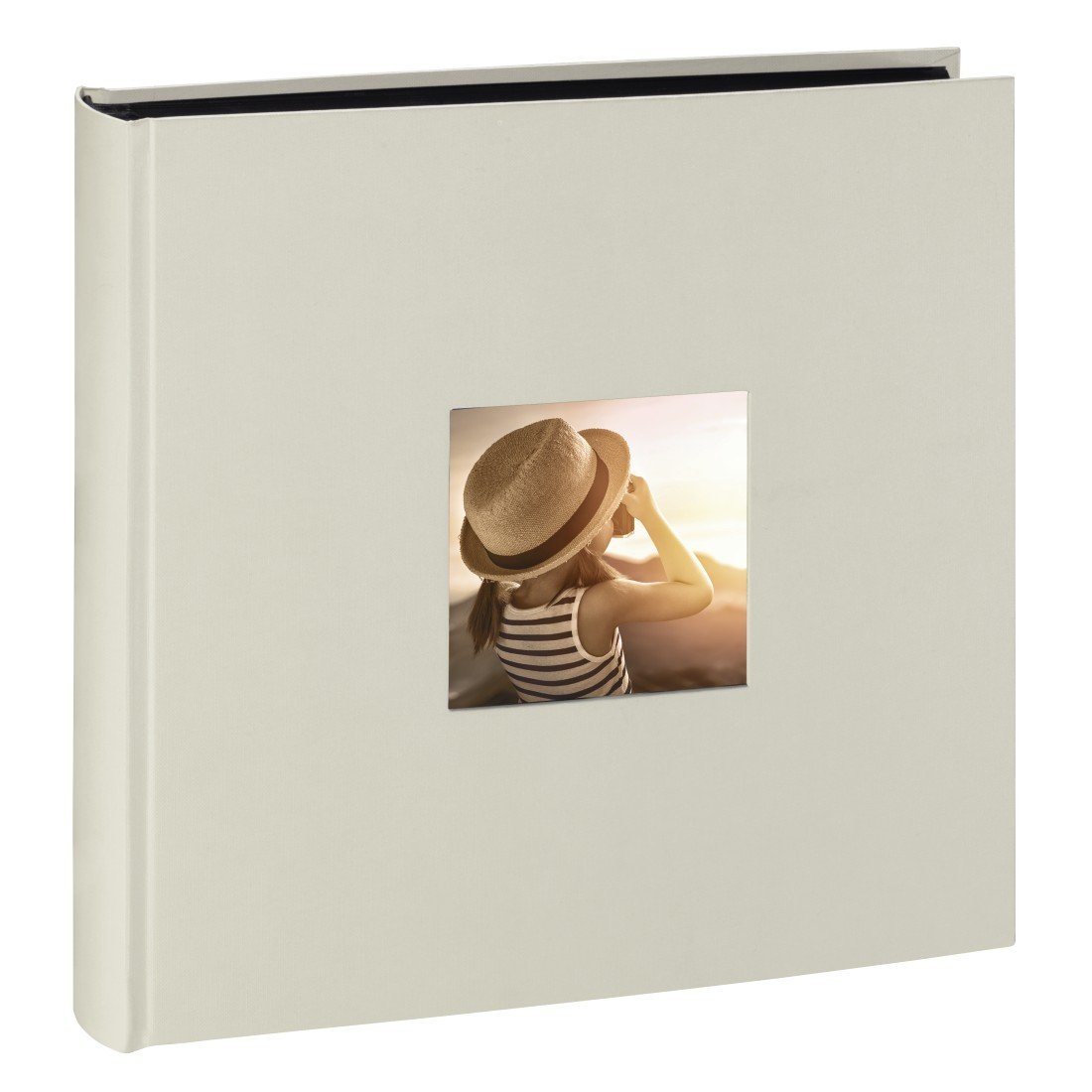 Album na zdjęcia wklejane, Jumbo Fine Art HAMA, 100 stron, biały, czarne  karty, 30x30 cm - Hama | Sklep