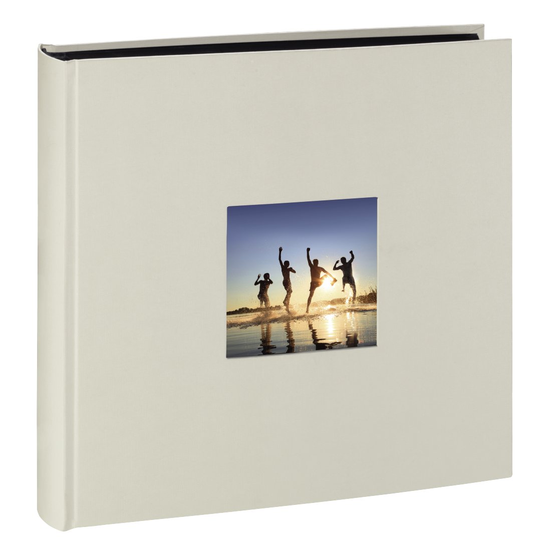 Album na zdjęcia wklejane, Jumbo Fine Art HAMA, 100 stron, biały, czarne  karty, 30x30 cm - Hama | Sklep