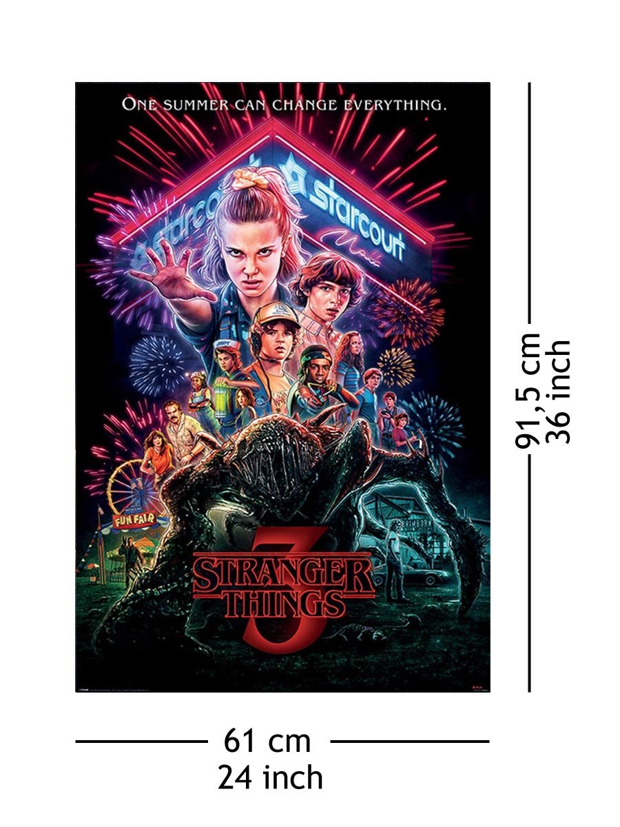 Plakat Stranger Things Summer of 85 plakaty na ścianę 61x91,5 cm