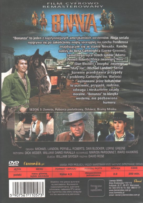 Bonanza-Official Fourth Season V01 & 2 2pk : Greene, Lorne