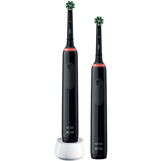 Zestaw szczoteczka rotacyjna ORAL B Pro 3 3900 Black/Black