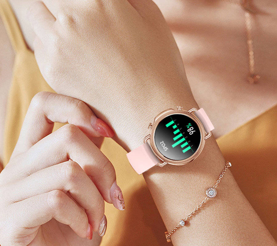 Zegarek SmartWatch damski Rubicon RNBE74 różowy - Rubicon | Sklep EMPIK.COM