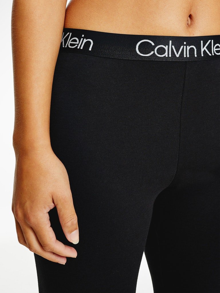 Calvin Klein Damskie Leginsy Legging Black 000Qs6758E Ub1 Xs - Calvin Klein