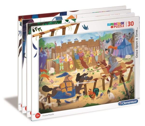 Clementoni - Puzzle enfant, 20+60+100+180 pièces - Disney Classic