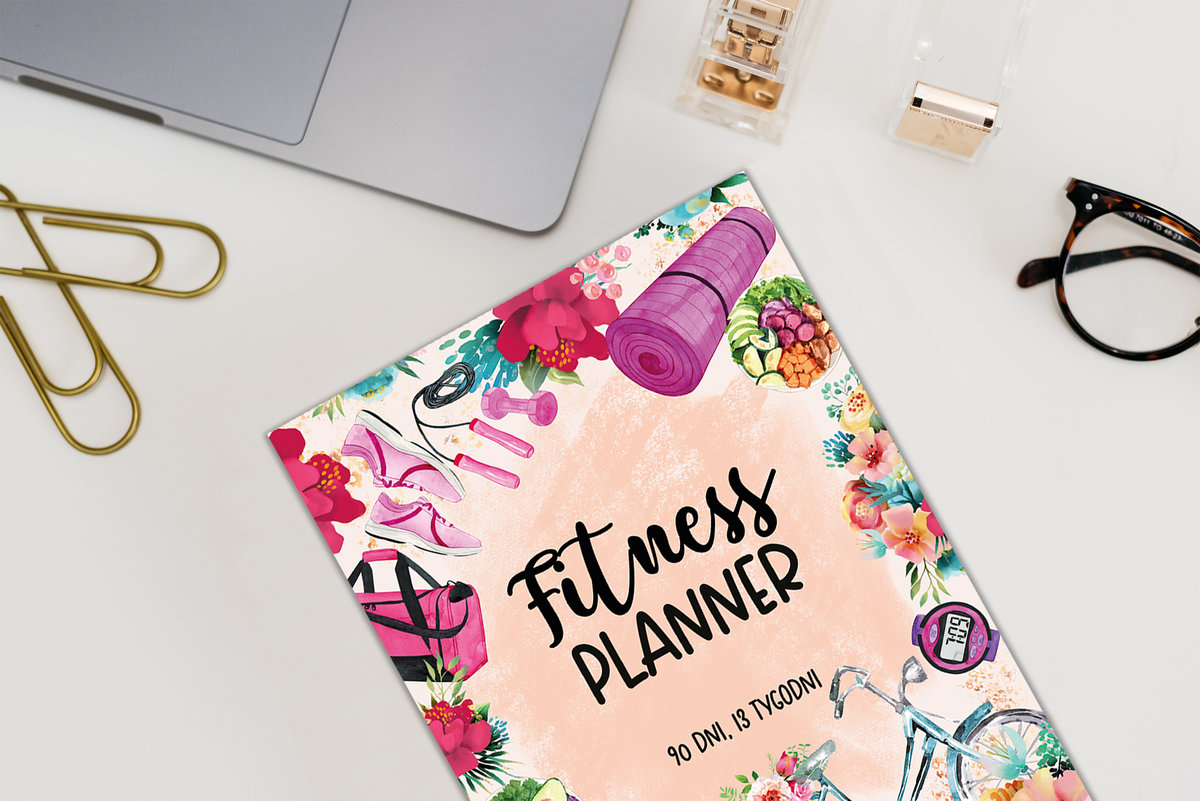 Fit Planner, Planer ,Dziennik Treningowy, Fitness Dieta Zdrowie