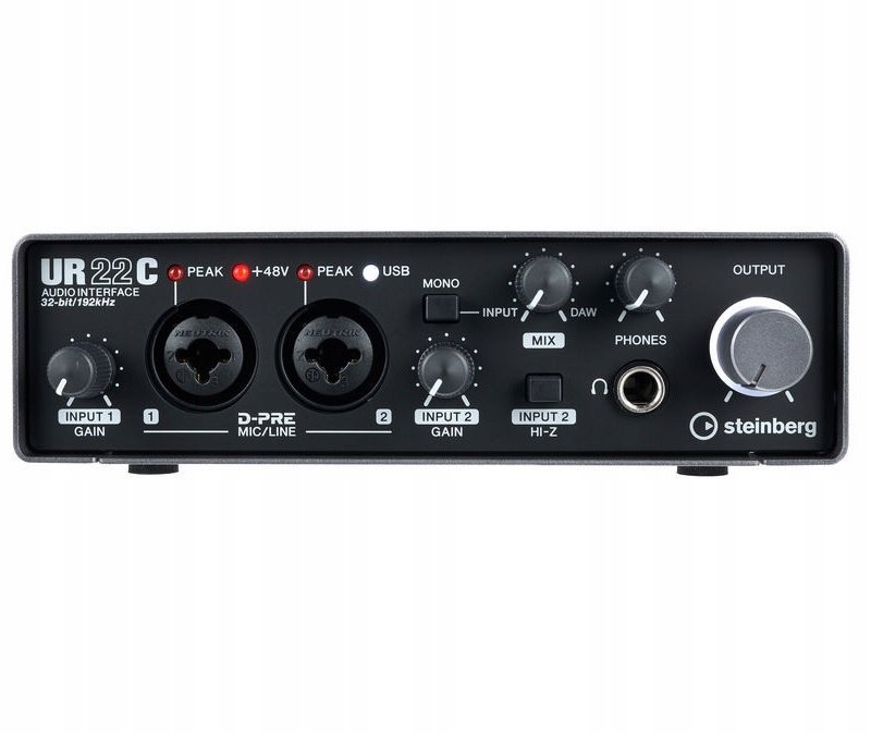 [新品]Steinberg UR22C Recording Pack Steinberg Ur22C Recording Pack Zestaw + Cubase Ai Steinberg