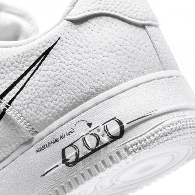 Sneaker Nike Air Force 1 LV8 Utility CW7581-101 Άσπρο • Ipatios