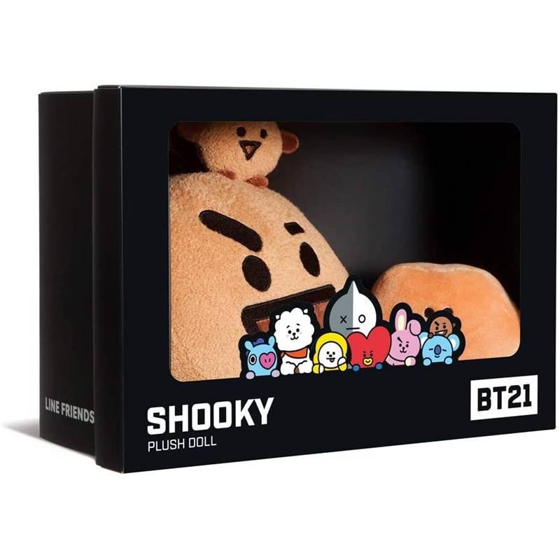 K-POP・アジア BTS bt21 cooky shooky NEW) Rare BT21 BTS Jungkook Jumbo Cooky Standing Plush Doll