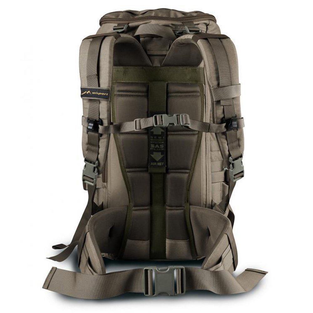 Wisport, Plecak militarny, Zipper Fox Standard, czarny, 40L