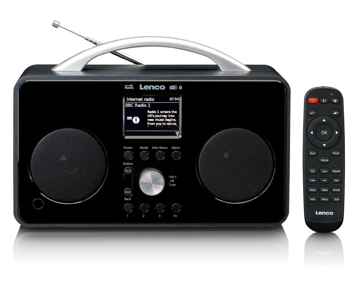 Lenco PIR-645BK - przenośne radio internetowe z DAB+/FM, Bluetooth - Lenco  | Sklep
