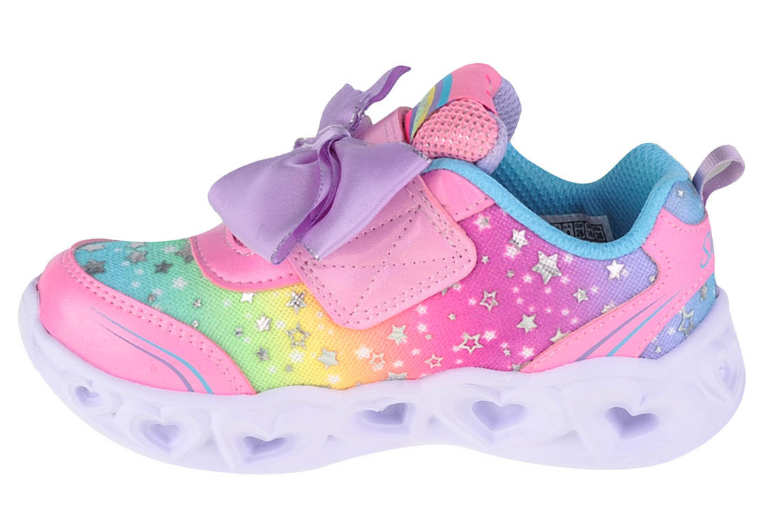Skechers Heart Lights-All About Bows 302655N-PKMT dziewczęce