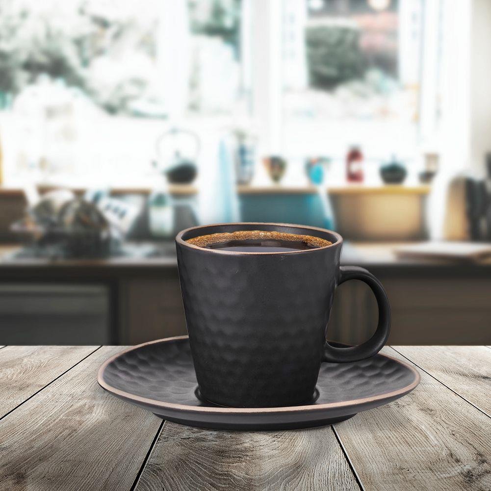 Siaki Collection Filiżanka ceramiczna ze spodkiem podstawką do kawy ...