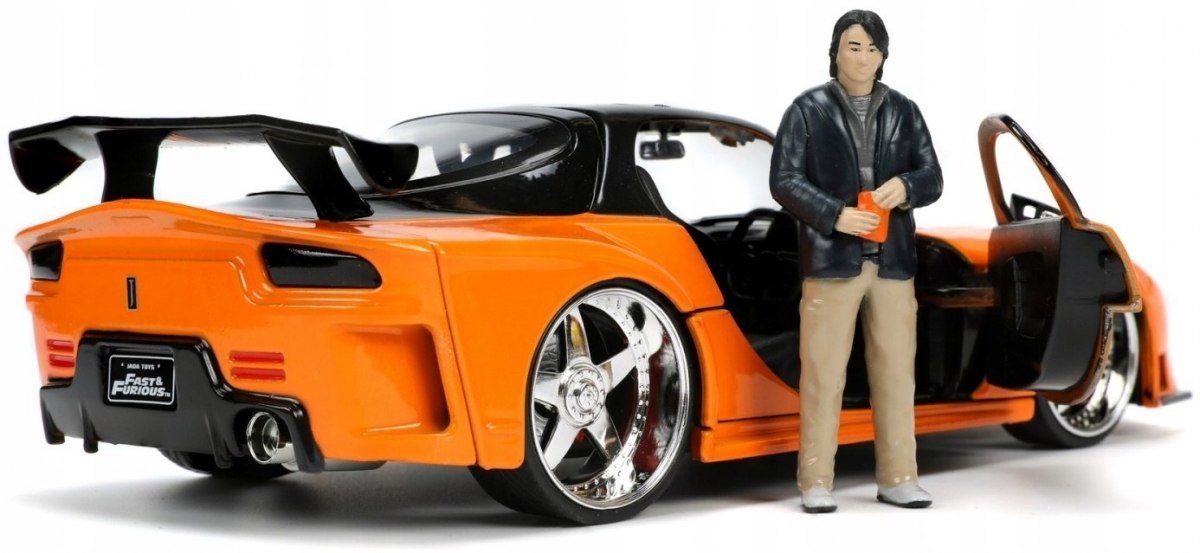 Amazon | JADATOYS 1:24 F&F HAN'S MAZDA RX-7 Veilside w/HAN