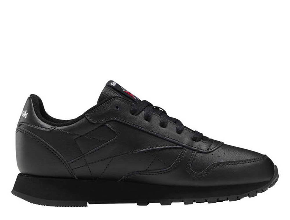 black reebok trainers