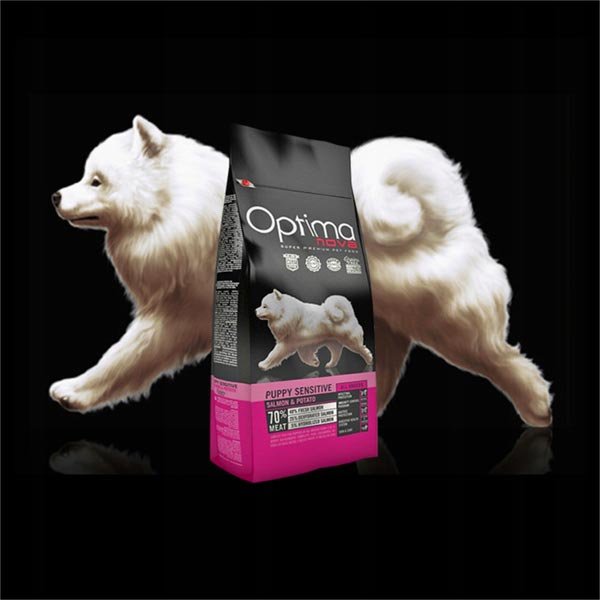 Optimanova szczeniak PUPPY SENSITIVE GF łosoś kg Optima