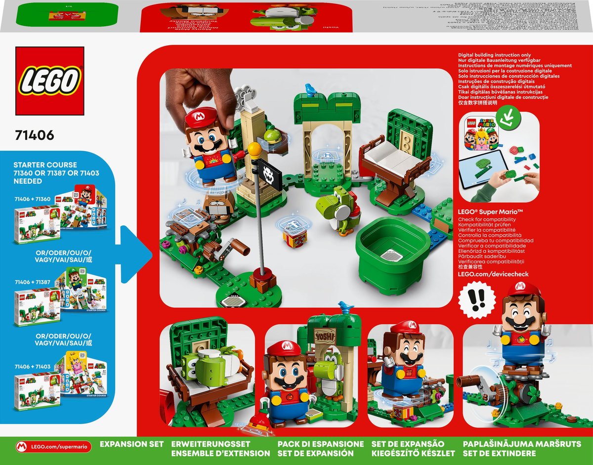 Super Mario Expansão A Casa dos Presentes de Yoshi - 71406 - M.Shop -  Brinquedos de Montar e Desmontar - Magazine Luiza