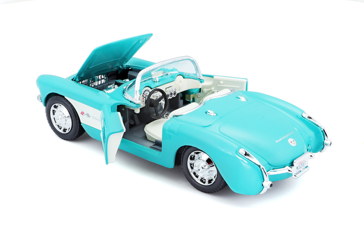 Maisto, Samochód Chevrolet Corvette 1957, Turkusowy, 1/24, 31275 ...