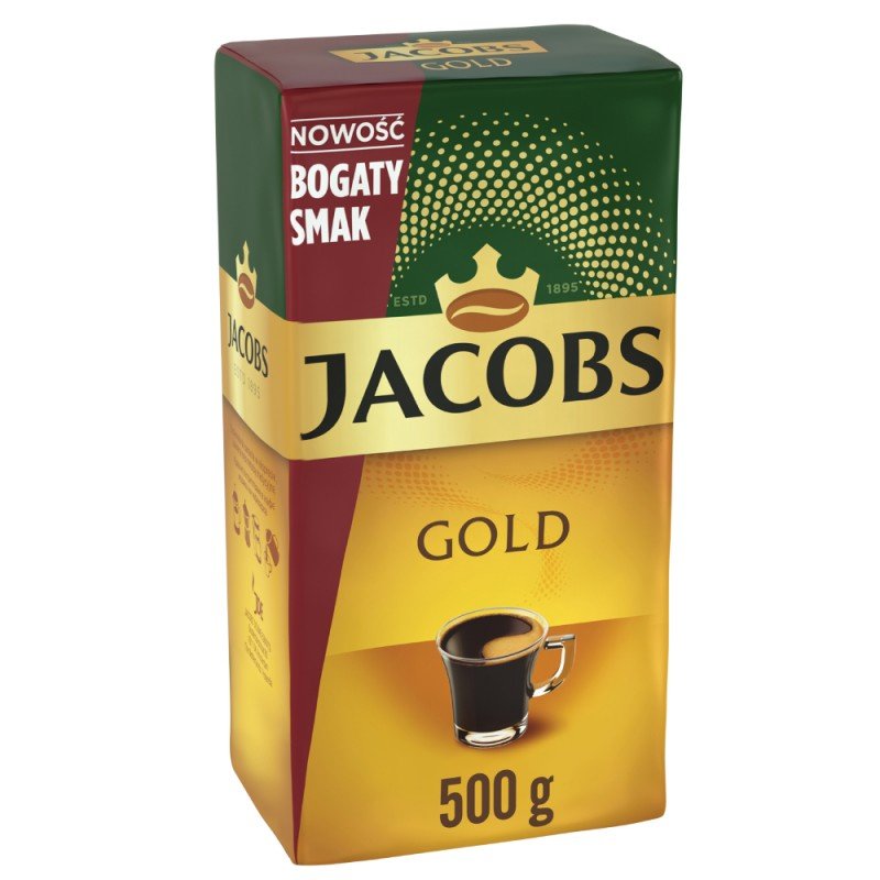 Jacobs, kawa mielona Gold, 500 g - Jacobs