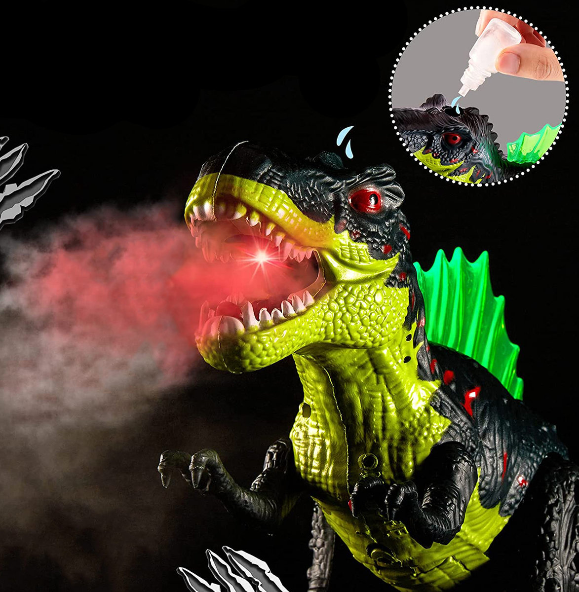 Dinozaur T-rex Świeci Chodzi Ryczy Zieje Duży Xxl 6802