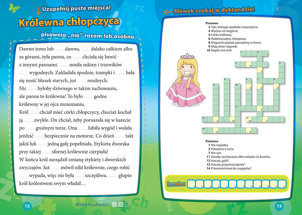 Dyktanda Z Humorem Do Klasy 4. Do Uzupełnienia I Pisania Ze Słuchu ...