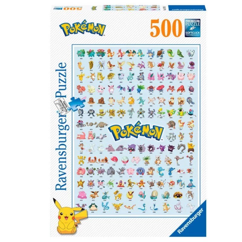 Ravensburger, puzzle, Pokemon, 500 el. - Ravensburger