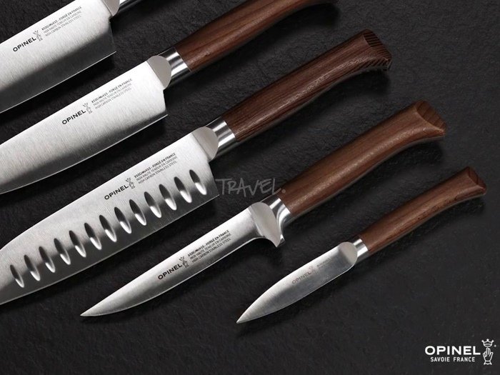 Opinel - Nóż N°8 VRI - Inox - Orzech/Noyer - 002022