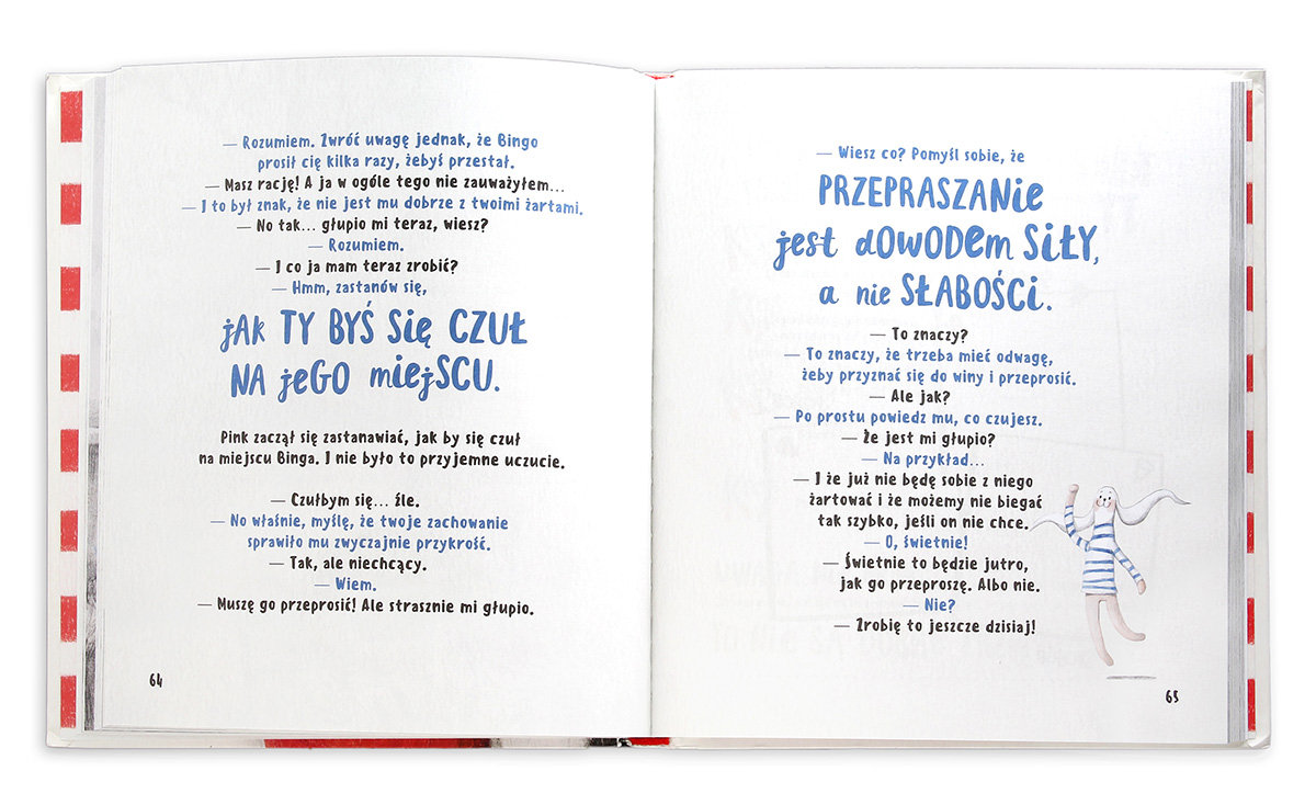 Powiedz Dlaczego Bena Można Nazwać Prawdziwym Przyjacielem Tomka Jesteś prawdziwym przyjacielem, Pinku! Książka o relacjach z