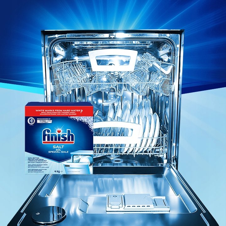 Sól do zmywarek FINISH Special salt Mega pack, 4 kg - FINISH | Sklep