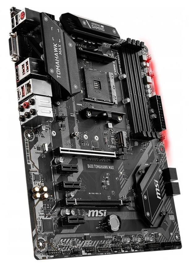 MSI B450 TOMAHAWK+Ryzen5 2600X セット Płyta Główna Msi Tomahawk B450 Max Am4 Ryzen Ddr4 - MSI