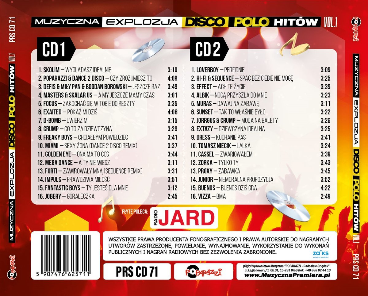 Muzyczna Explozja Disco Polo Hitów. Volume 1 - Various Artists