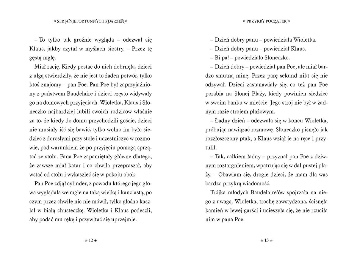 Przykry początek. Seria niefortunnych zdarzeń. Tom 1 - Snicket Lemony