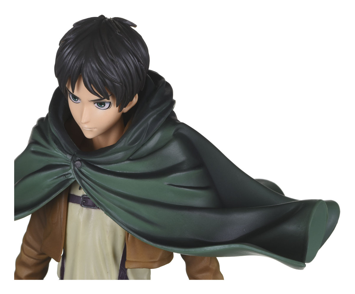 Figure attack on titan (shingeki no kyojin) - eren yeager - q posket ref.:  18527/10516 - Bandai Banpresto - Colecionáveis - Magazine Luiza