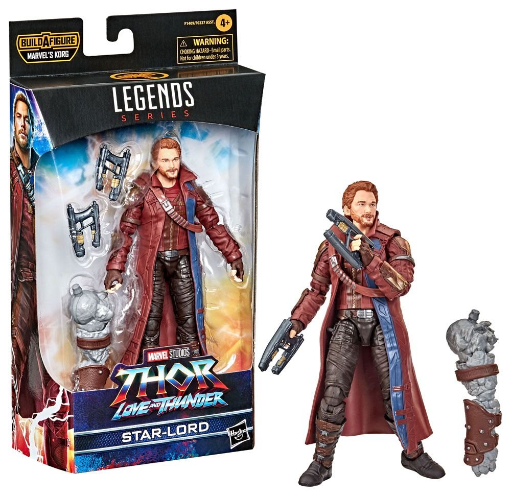 Boneco Articulado Star Lord - Legends Series - Build a Figure - Thor Love  And Thunder - Marvel - F1409 - Hasbro - Bonecos - Magazine Luiza